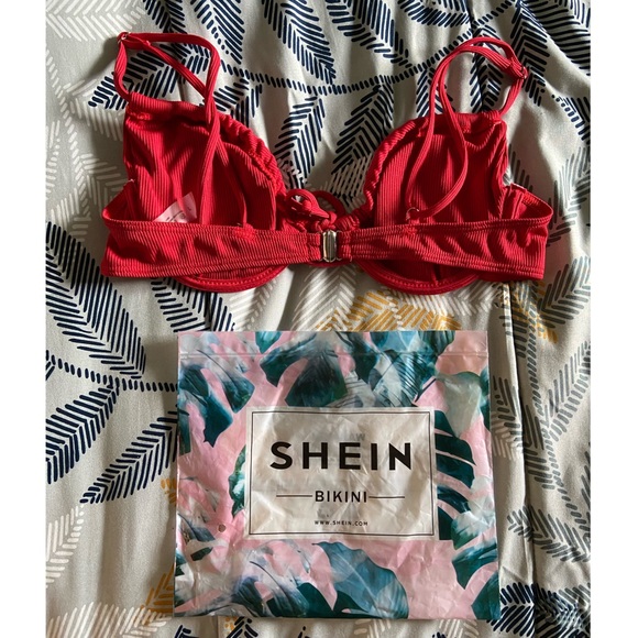 Red SHEIN Bikini Top - Picture 3 of 5